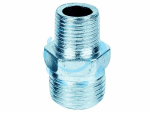 NIPLES RIDOTTO ESAGONALE MASCHIO IN GHISA ZINCATA - M 3/4" M 1/2"