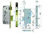 SERRATURA DA INFILARE A CILINDRO 2 MAND. BORDO QUADRO 5C611- mm.45 (5C611450)