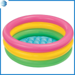 PISCINA GONFIABILE BABY TONDA 3 ANELLI 1-3 ANNI - cm.61x22h. Kg.0,430 capienza lt.28 (art.57107)