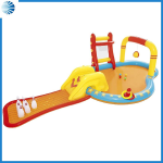 PISCINA CON GIOCHI GONFIABILE "LIL' CHAMP PLAY CENTER" +2 ANNI - cm.435x213x117 - peso Kg.7,350 (art.53068)