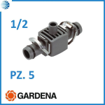 RACCORDO A T PER MICROSPRUZZO PER TUBO DA 1/2" PER MICROIRRIGAZIONE - per microspruzzo 1/2" pz.5 in blister (8331-29)