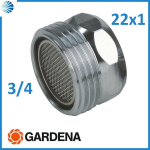 ROMPIGETTO FILETTATO M 3/4" PER RUBINETTI CON AERATORE F 22X1 - in blister (2906-20)