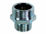 NIPLES RIDOTTO OTTONE CROMATO - MM 3/8"x 1/2"