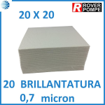 CARTONE FILTRANTE CM.20X20 - ROVER 20 brillantatura, micron 0,7