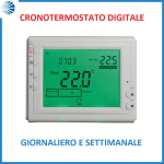 CRONOTERMOSTATO DIGITALE SETTIMANALE CALDO FACILE