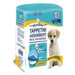 TAPPETINO ASSORBENTE CM.60X60 PZ.10 PUPPY