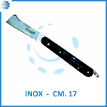 COLTELLO INNESTO LAMA IN ACCIAIO INOX CM.17