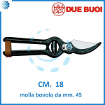 FORBICE PER POTARE 125 S - cm.18 molla bovolo da mm. 45