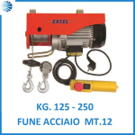 PARANCO ELETTRICO KG.125-250 500W CAVO MT.12