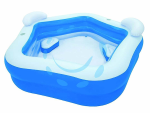 PISCINA "FAMILY FUN" A PENTAGONO GONFIABILE +6 ANNI - cm.213x206x69 - kg.4,9 - lt.575 (art.54153)