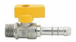 RUBINETTO GAS PER METANO DRITTO MASCHIO 1/2"