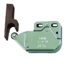 CRICCHETTO A SPINTA MINI LATCH CON RISCONTRO - mm.36x28x11 - marrone