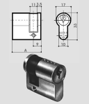 CILINDRO PREFER SAGOMATO A.6A00 - mm.32