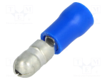 TERMINALI CAPICORDA · PREISOLATI IN PVC · ANTIVIBRANTI MASCHIO - Blu 1.5 ÷ 2.5 - mm 5 - 00230