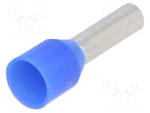 TERMINALI CAPICORDA · PREISOLATI IN PVC · A BUSSOLA - Blu 2.5 - mm 2,2 - 00506