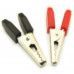 PINZA COCCODRILLO ROSSE E NERE 4MM 6A