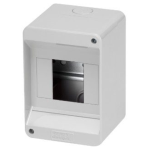 CENTRALINO SENZA PORTA - 4 MODULI IP40 - mm.90x130x85 - GW40023