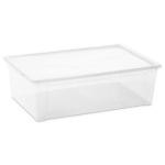 SCATOLA PLASTICA TRASPARENTE EASY BOX XL LT.46 - CM.60X40X28