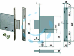 SERRATURA DA INFILARE DOPPIA MAPPA 57010 - mm.70 (57010700)