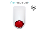 SIRENA LUMINOSA HOMCLOUD OUTDOOR A RADIO FREQUENZA