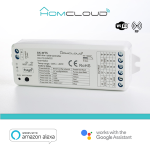 RICEVITORE DIM 12/24V DC, 5CH*3A, WI-FI+RF2.4G RGB+CCT