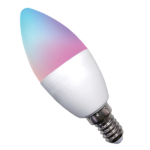 LAMPADINA E14 4,5W - WI-FI RGB + BIANCO CALDO E14 C37 DIMMERABILE