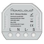 MODULO DIMMER 1 CANALE WI-FI DA INCASSO