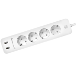 MULTIPRESA WI-FI 16A 4 SCHUKO+2USB CONTROL ENERGIA SP. SCHUKO