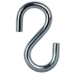 GANCIO AD "S" PER CATENE ZINCATO - n°18 - mm.3,5X40