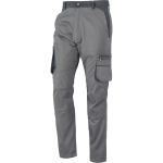 PANTALONE DISCOVERY MULTITASCHE BICOLORE STRETCH GRIGIO - TG.XXL