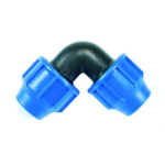 RACCORDO A COMPRESSIONE GOMITO 90° PN16 - mm.16x16