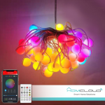 CATENA LUMINOSA 66 SFERE SMART RGB-IC Wi-Fi + Bluetooth