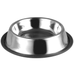 CIOTOLE PER CANI E GATTI INOX CON ANELLO - CM.20,5 - LT.0,45