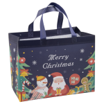 BUSTA NATALE TNT BLU C&X - CM. 25X32X17