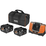 KIT CARICABATTERIE E 2 BATTERIE 18V 5Ah HD SETLL1850SHD + BORSA