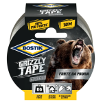 NASTRO TAPE ADESIVO GRIZZLY GRIGIO BOSTIK - MM.50 X 10 MT.