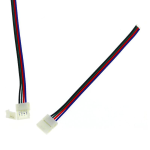 CAVO DI CONNESSIONE CON CAVO PER NASTRO LED RGB MM.10