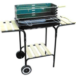 BARBECUE RETTANGOLARE CON PIANI LEGNO CALIFORNIA - BRACERE CM.60X40