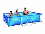 PISCINA STEEL PRO RETTANGOLARE TELAIO PORTANTE CM.300X201X66 - kg.20,1 - lt.3.300 -filtro cartuccia (art.56411)